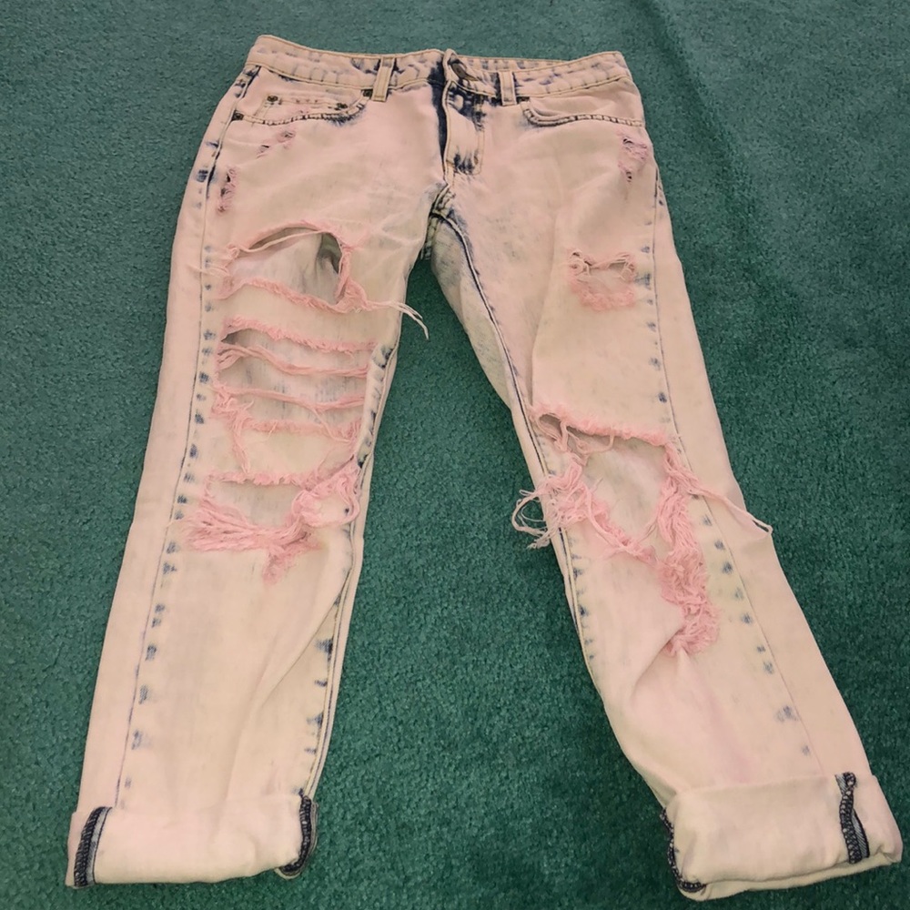 Carmar boyfriend ripped jeans